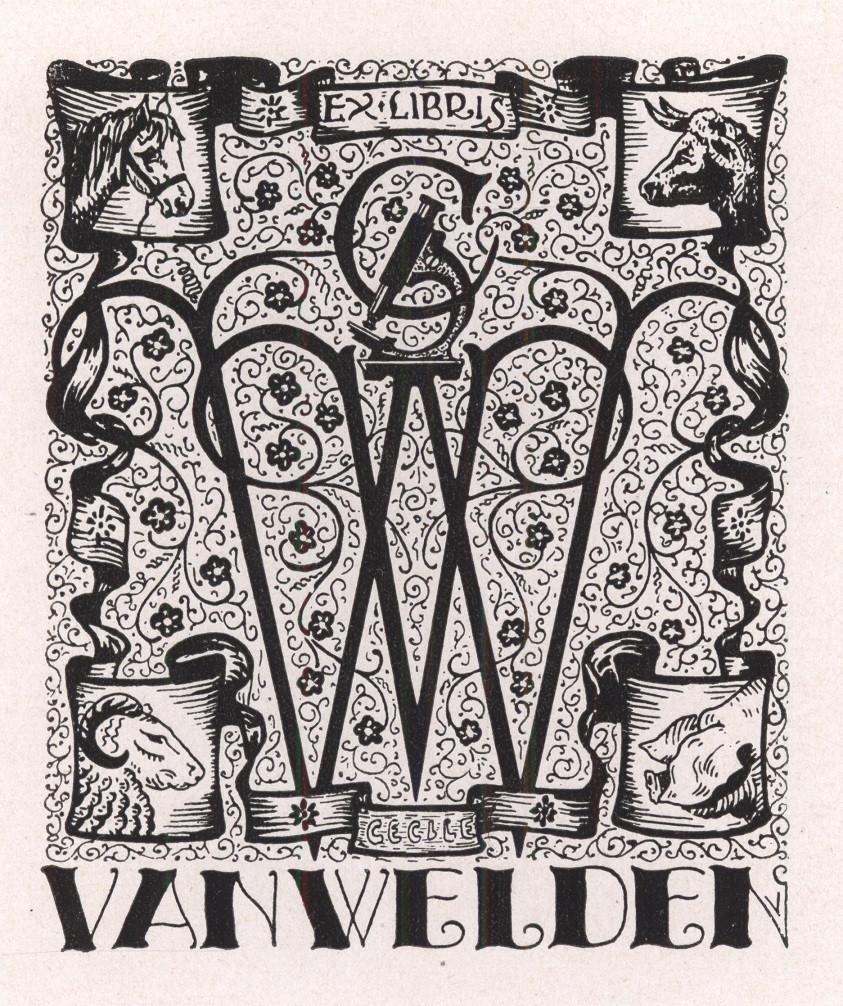 0197 Ex Libris België : Geo Verbrugge, z.j., Antiek en Kunst, Verzenden
