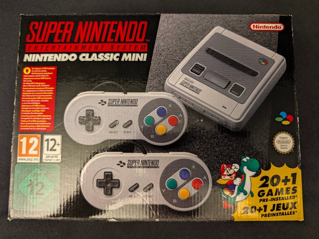 Nintendo Classic Mini - Super Nintendo (SNES), Spelcomputers en Games, Spelcomputers | Nintendo Super NES, Ophalen, Nieuw, Met 2 controllers