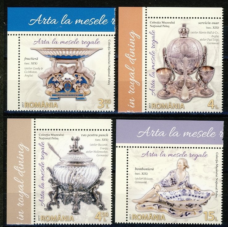 Roemenië 7288/91 2017 postfris, Ophalen of Verzenden, Overige landen, Postfris