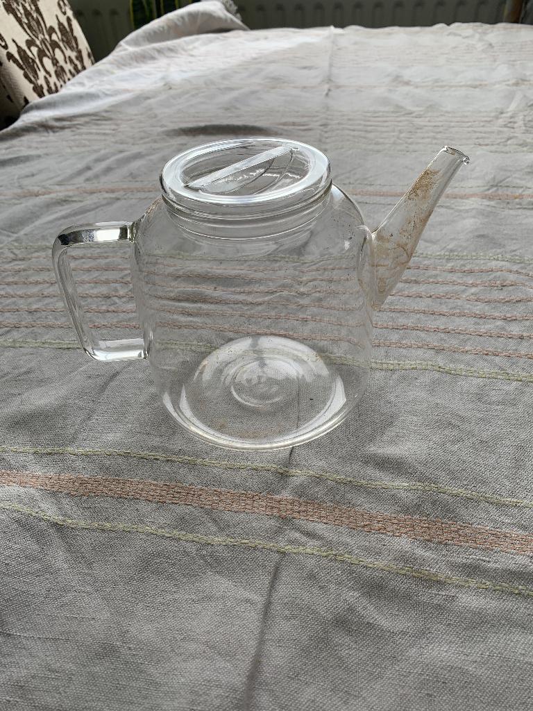 Gusta Fika - Theepot - 1,5L - Glas - 22x15x18cm, Ophalen of Verzenden, Gebruikt, Glas, Overige typen