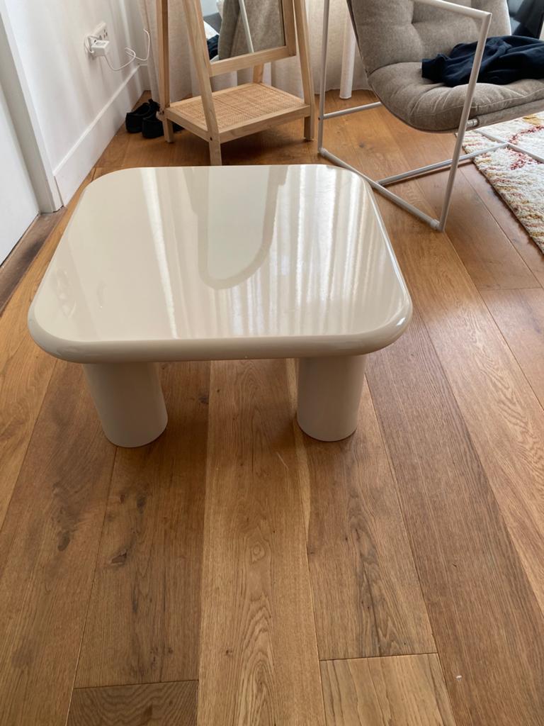 Bijzettafel, Ophalen, Overige materialen, 50 tot 100 cm, Vierkant