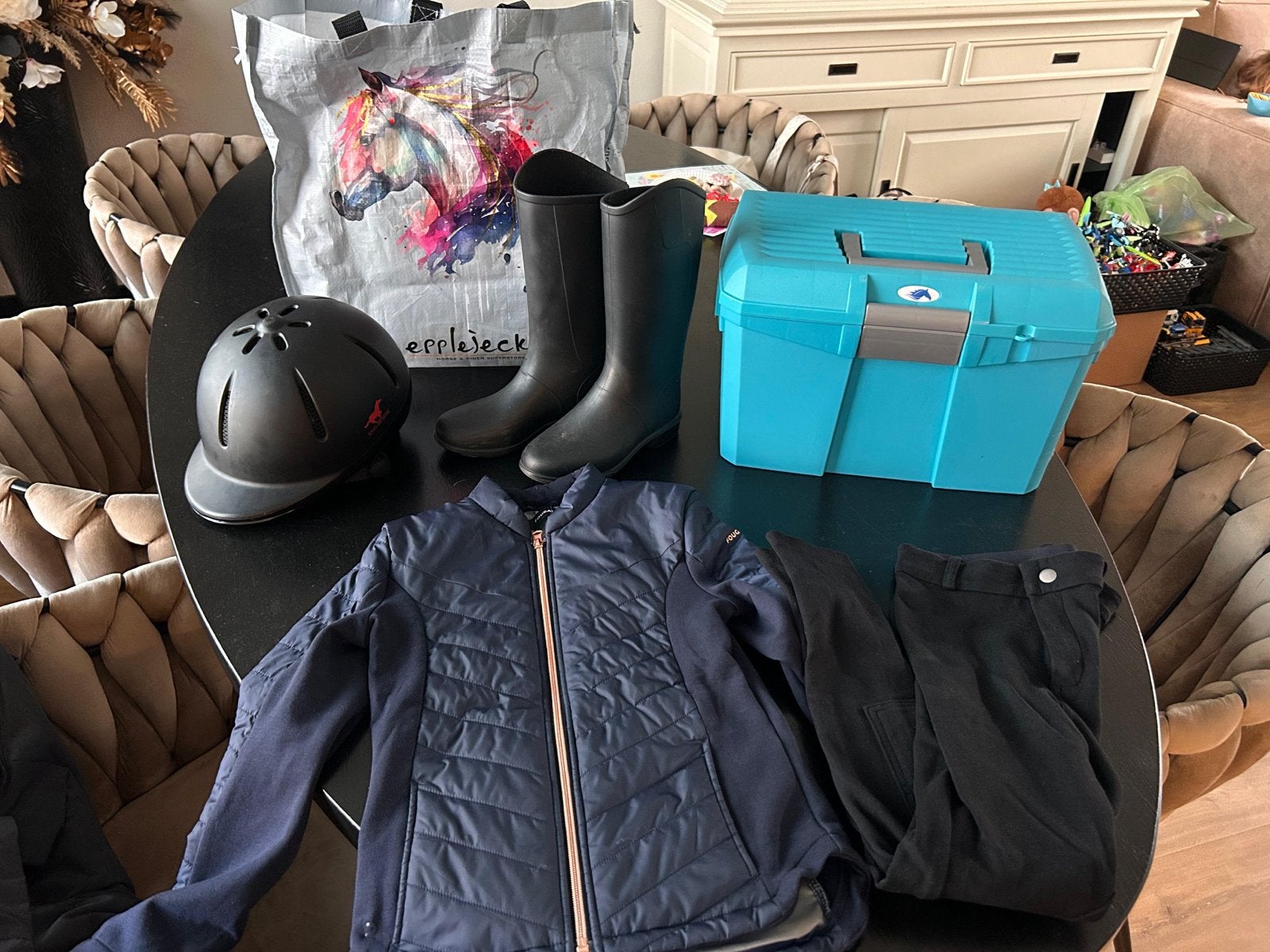 Beginnersset paardrijden, Ophalen, Nieuw, Dressuur