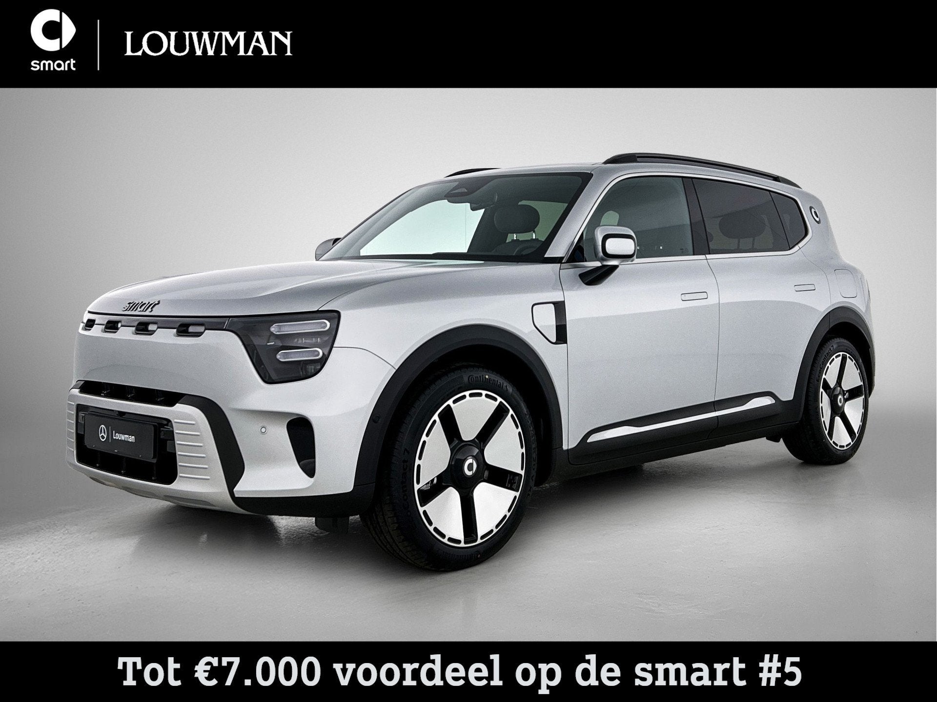 Smart #5 Premium 100 kWh | Duoleer | Adapt. cruise control |, Auto's, Automaat, Achterwielaandrijving, 2260 kg, Leder