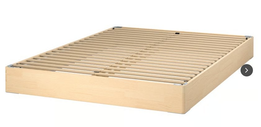 IKEA LYNGÖR Matrasbodem 140x200 cm  Nieuwstaat  €125, Ophalen, Tweepersoons, 140 cm, Zo goed als nieuw