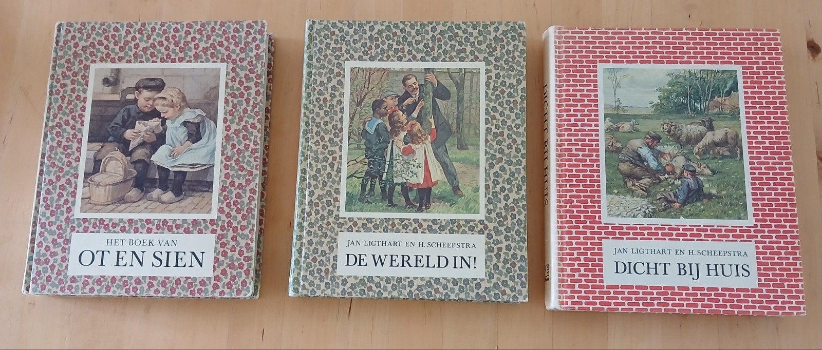 3x Ot & Sien reeks in goede staat, Antiek en Kunst, Ophalen of Verzenden, Jan Ligthart en H. Scheepstra