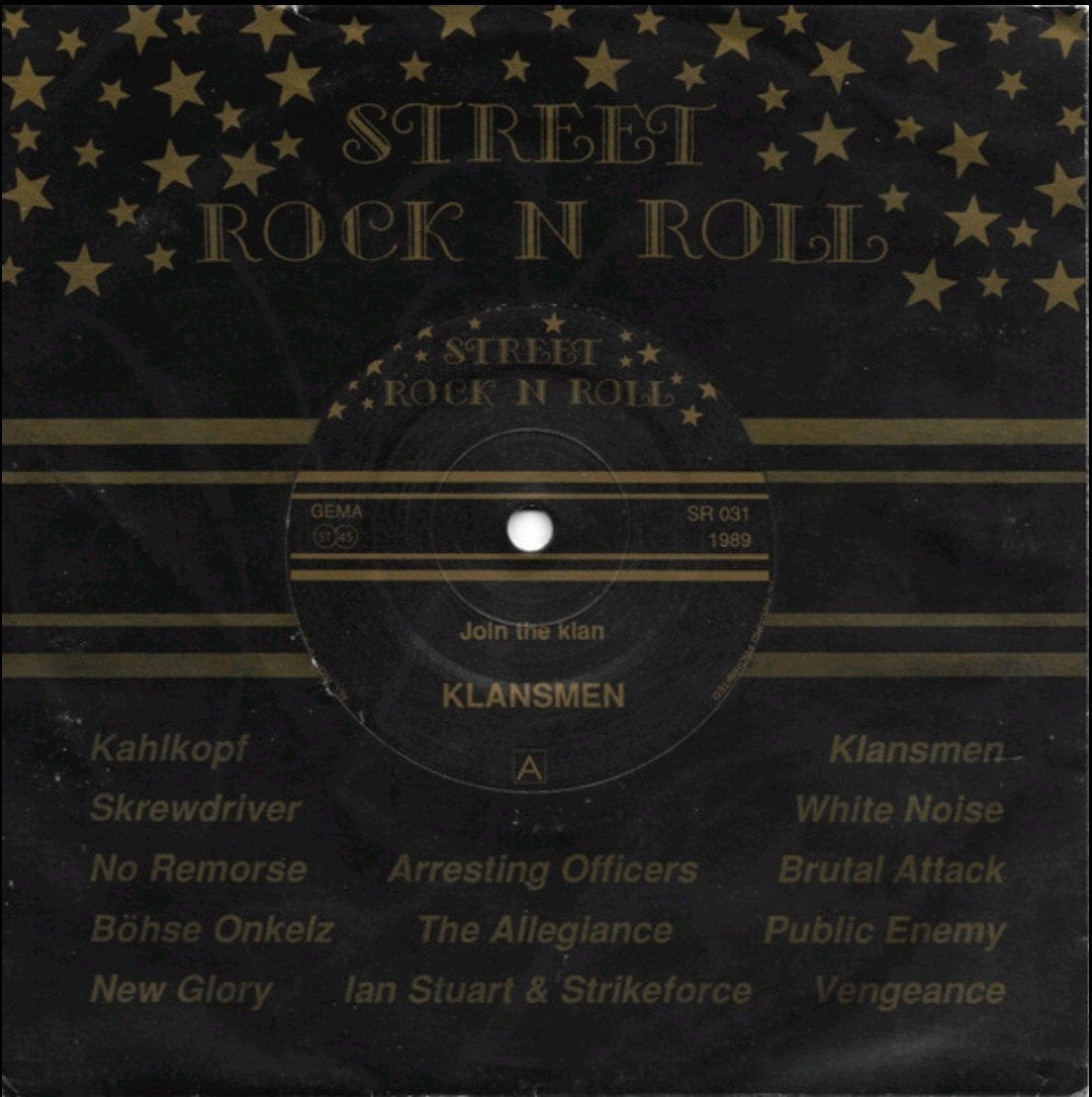 Klansmen - Street Rock N Roll - SR031 - 7" '89 PUNK OI, 7 inch, Ophalen of Verzenden, Zo goed als nieuw, Punk Rock