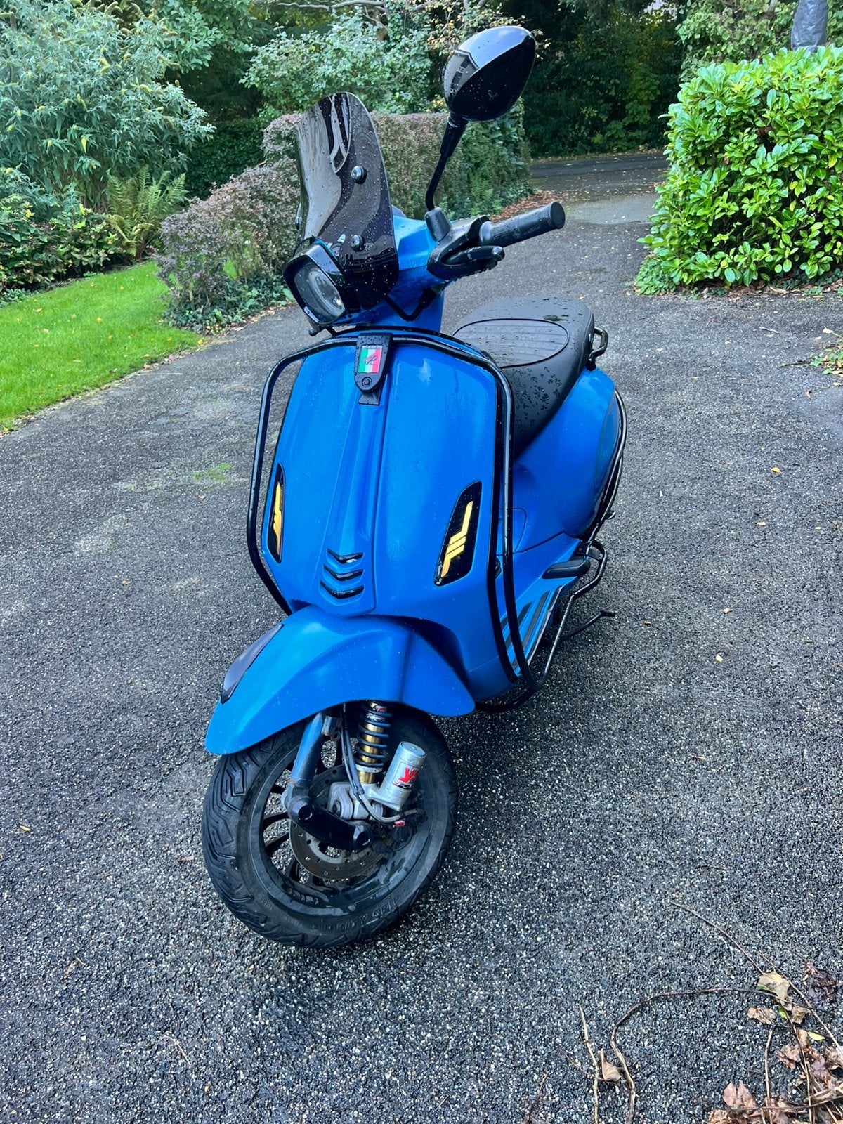 Vespa sprint 80cc malossi / akrapovic, Ophalen, Maximaal 45 km/u, Vespa S, Zo goed als nieuw