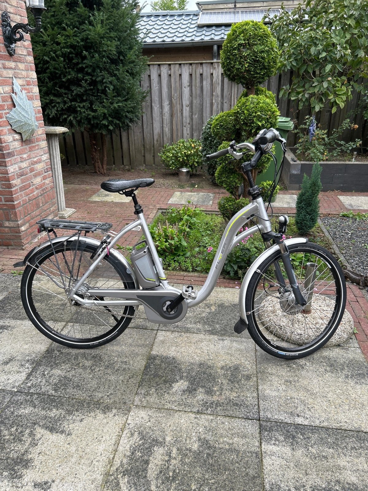 Flyer de Lux E-bike 55 cm frame - Zilver, 55 tot 59 cm, Ophalen, Zo goed als nieuw, Overige merken