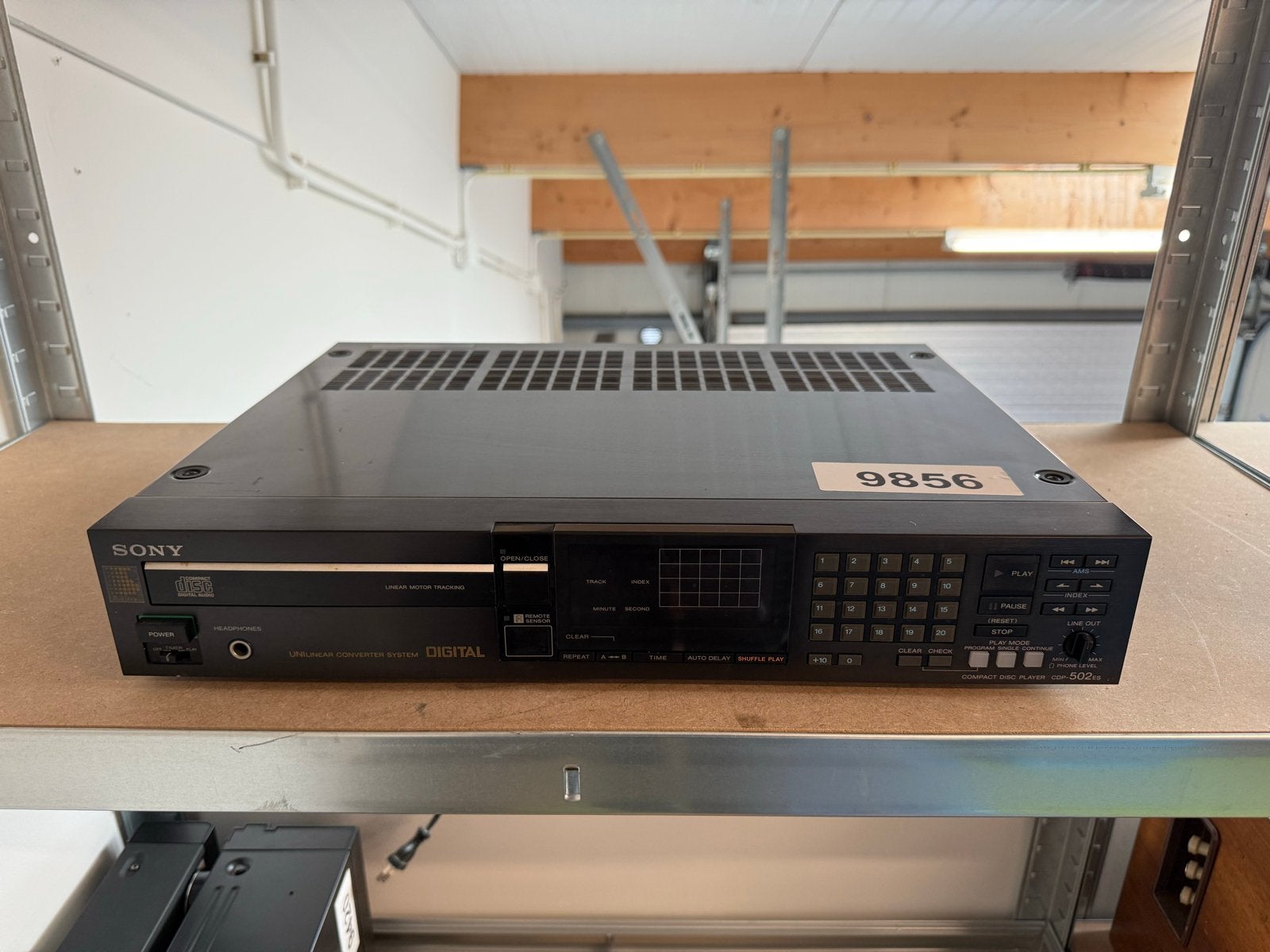 Sony CDP-502ES - CD-player  - Vintage Hifi, Audio, Tv en Foto, Ophalen of Verzenden, Gebruikt, Sony, Wisselaar