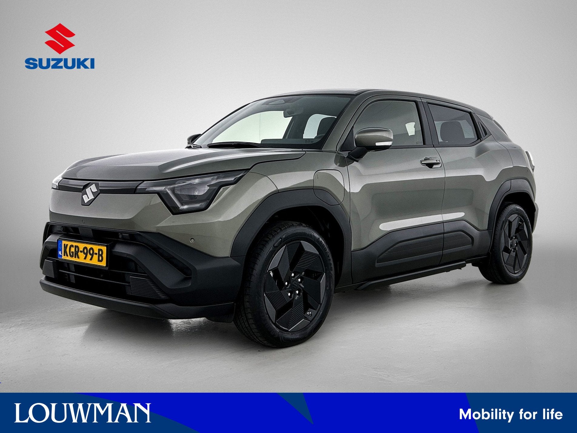 Suzuki e Vitara Select 61 kWh | Trekhaak Afneembaar |, 12 maanden, Stof, Automatische klimaatregeling, Origineel Nederlands