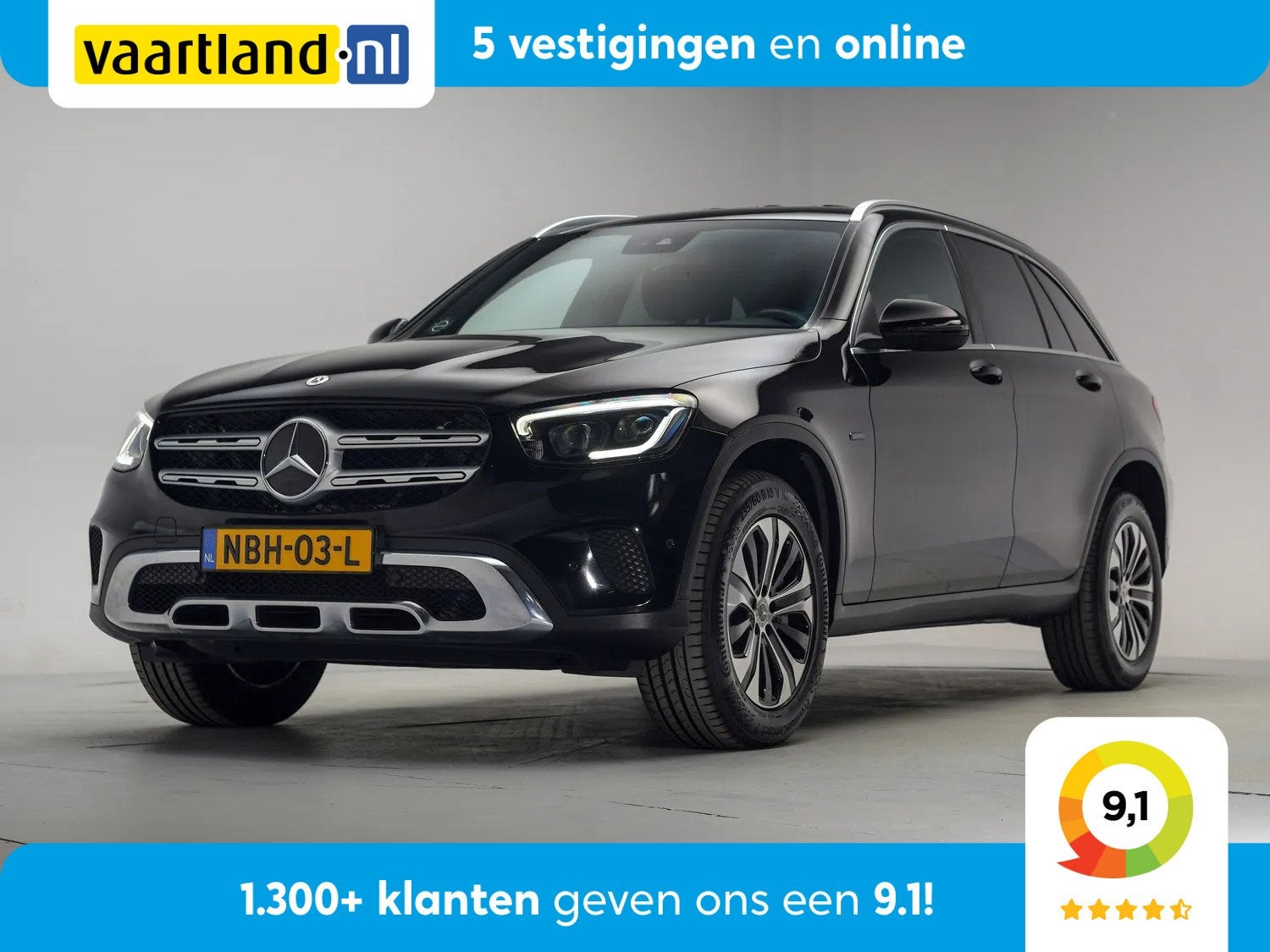 Mercedes-Benz GLC 300e 4MATIC Business Solution Aut. [ Navi, Auto's, 14 kWh, Gebruikt, 4 cilinders, 2000 kg