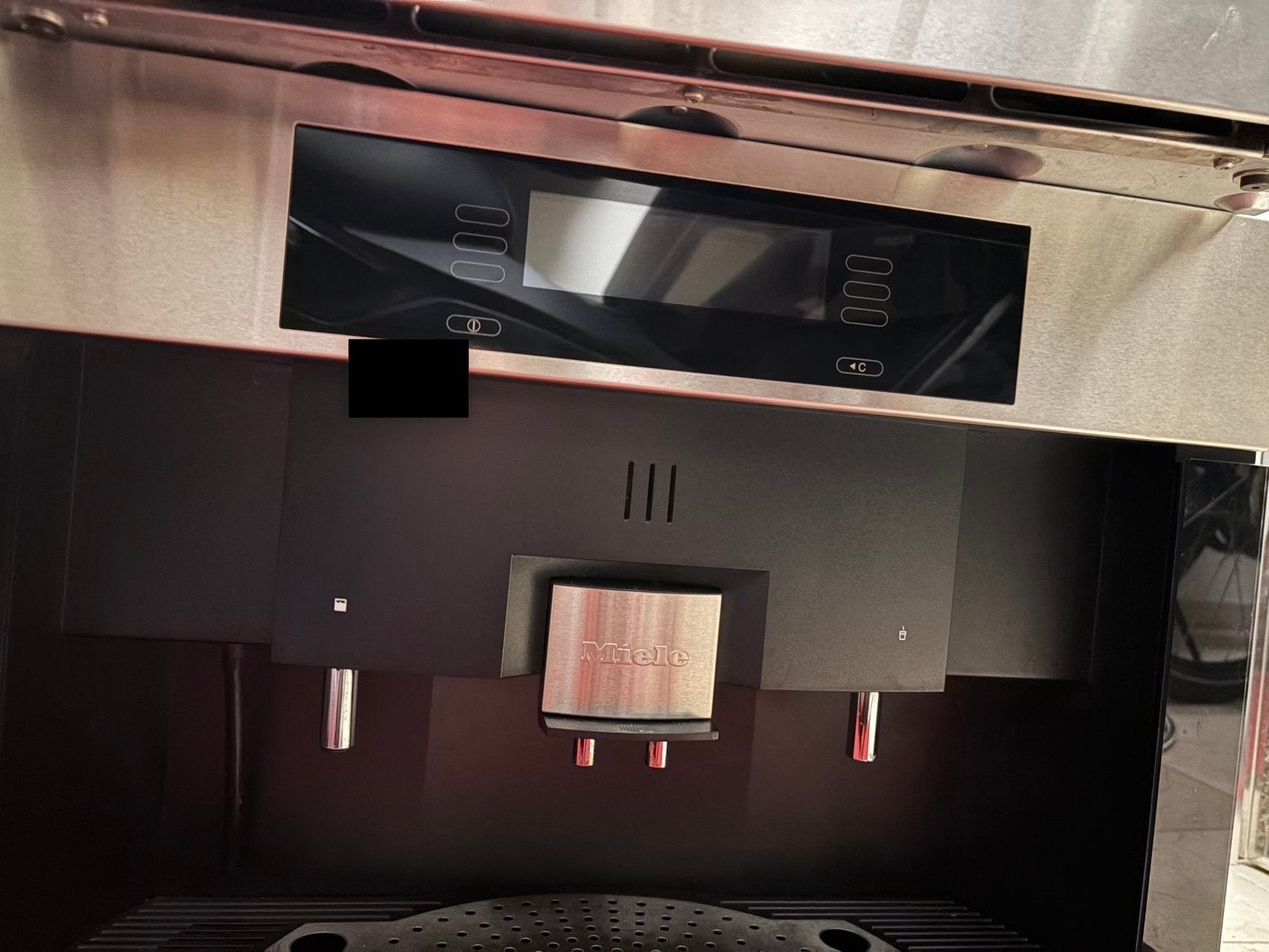 Miele inbouw koffiemachine, Ophalen of Verzenden, Gebruikt, Koffiemachine, Koffiebonen