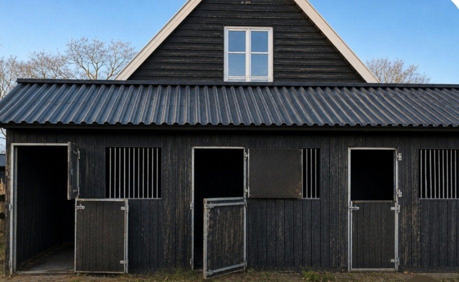 Buitenstallen, paardenboxen, paarden buitenstal