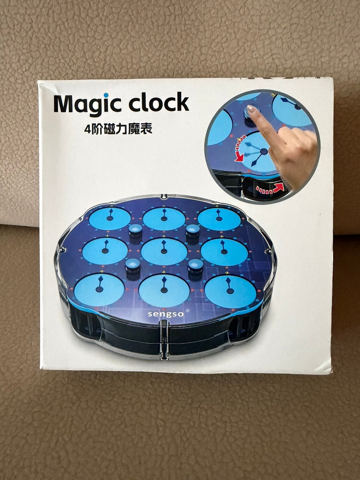 Magic clock denkpuzzel puzzel, Ophalen of Verzenden, Gebruikt, Rubik's of 3D-puzzel