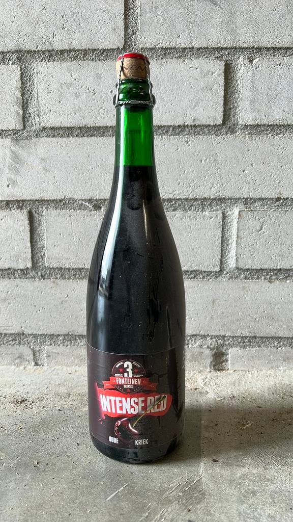 3 Fonteinen Intense Red 2015, Verzamelen, Ophalen, Zo goed als nieuw, Flesje(s), Overige merken