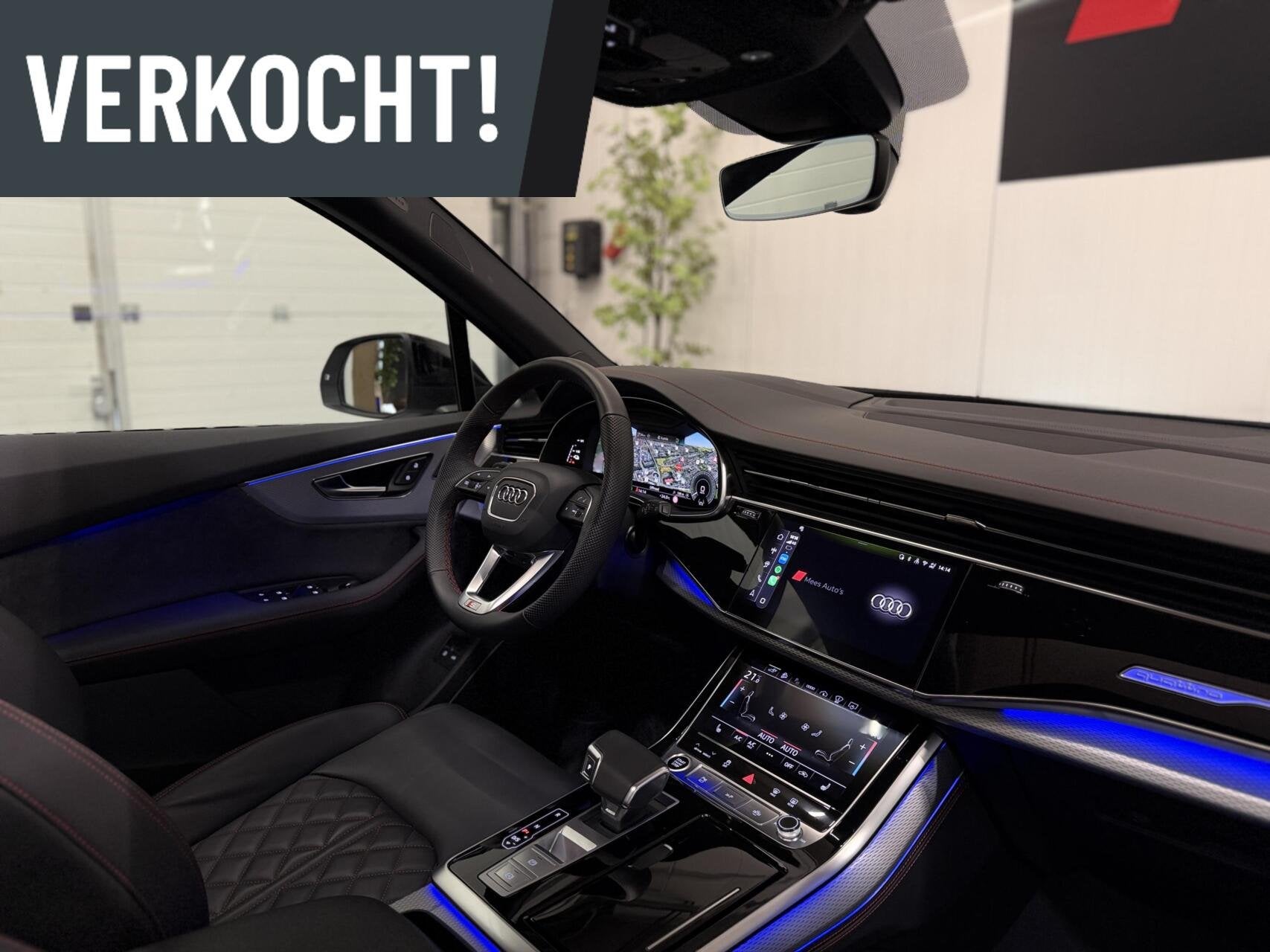 Audi Q7 60 TFSI e quattro Pro Line S Competition|Pano|B&O|RS, Auto's, Automaat, Gebruikt, 2995 cc, Wit