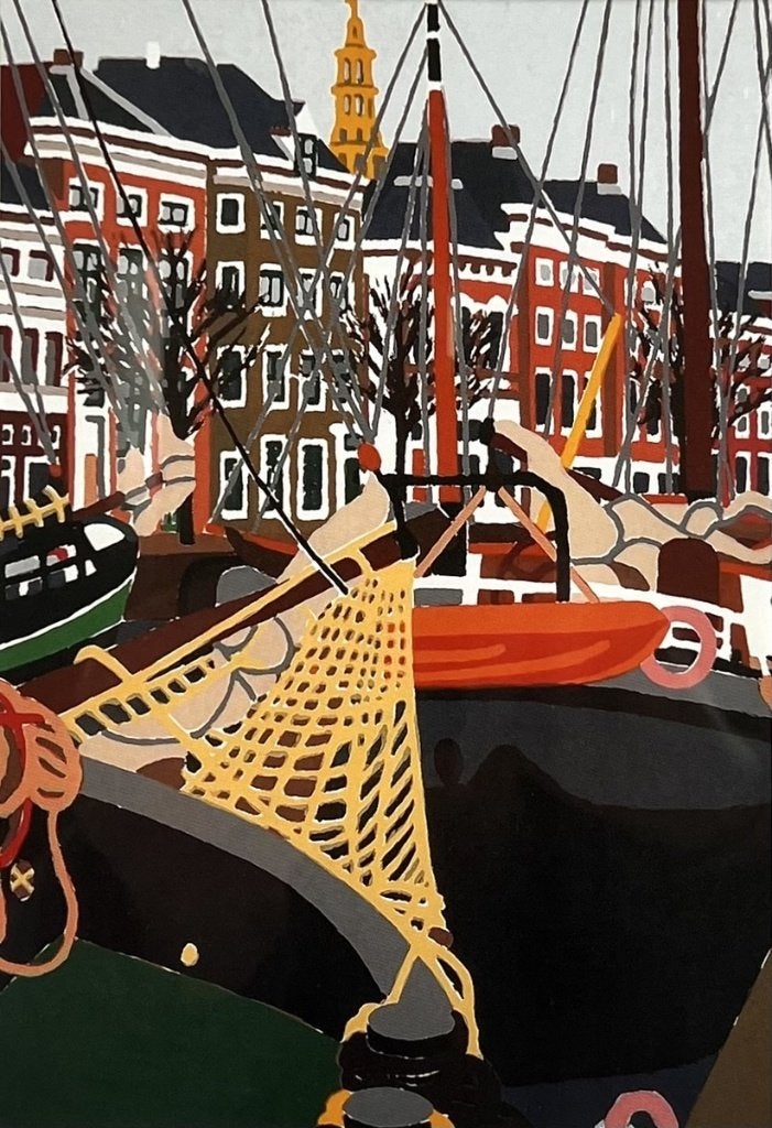 88. Kunstprent, Anke Slooff – Hoge der A, ca.1990