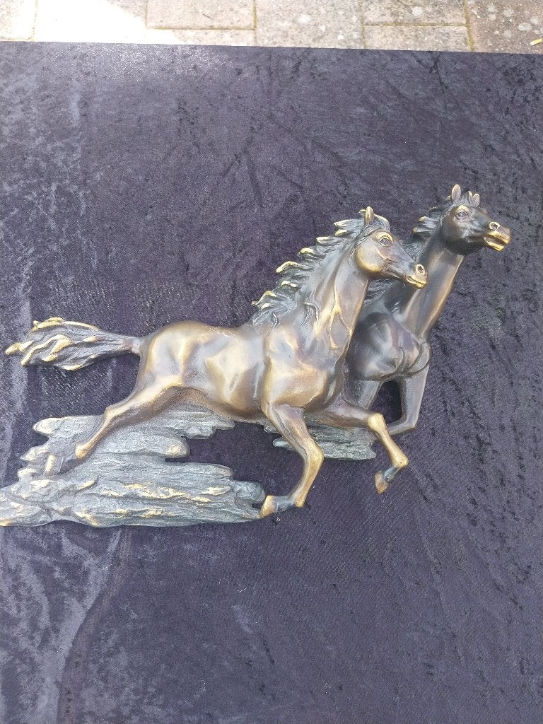 Brons paard, Ophalen, Overige onderwerpen, Brons, Wanddecoratie