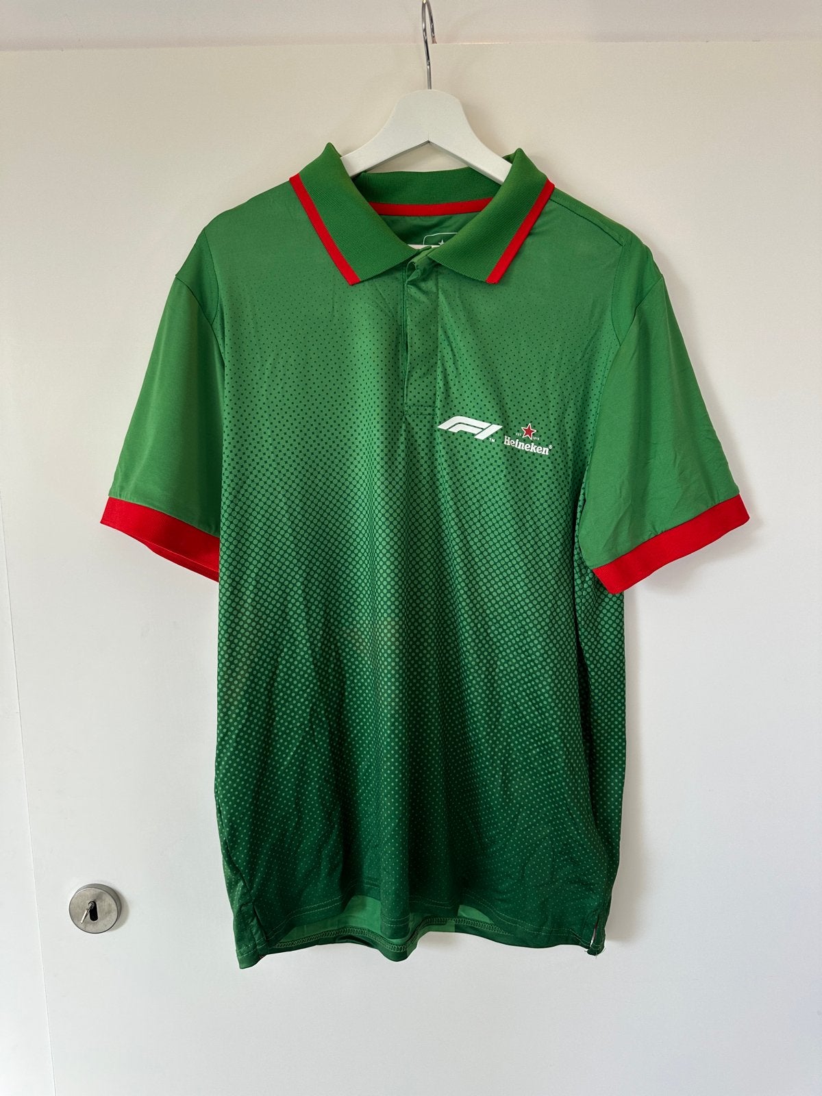 Heineken F1 Polo Shirt Groen - Maat XXL, Ophalen of Verzenden, Zo goed als nieuw, Overige maten, Groen