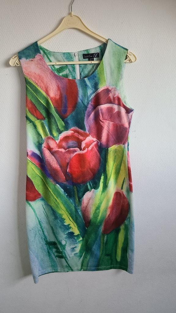 Smashed Lemon jurk met bloemenprint, maat M/38, Maat 38/40 (M), Ophalen of Verzenden, Zo goed als nieuw, Smashed Lemon