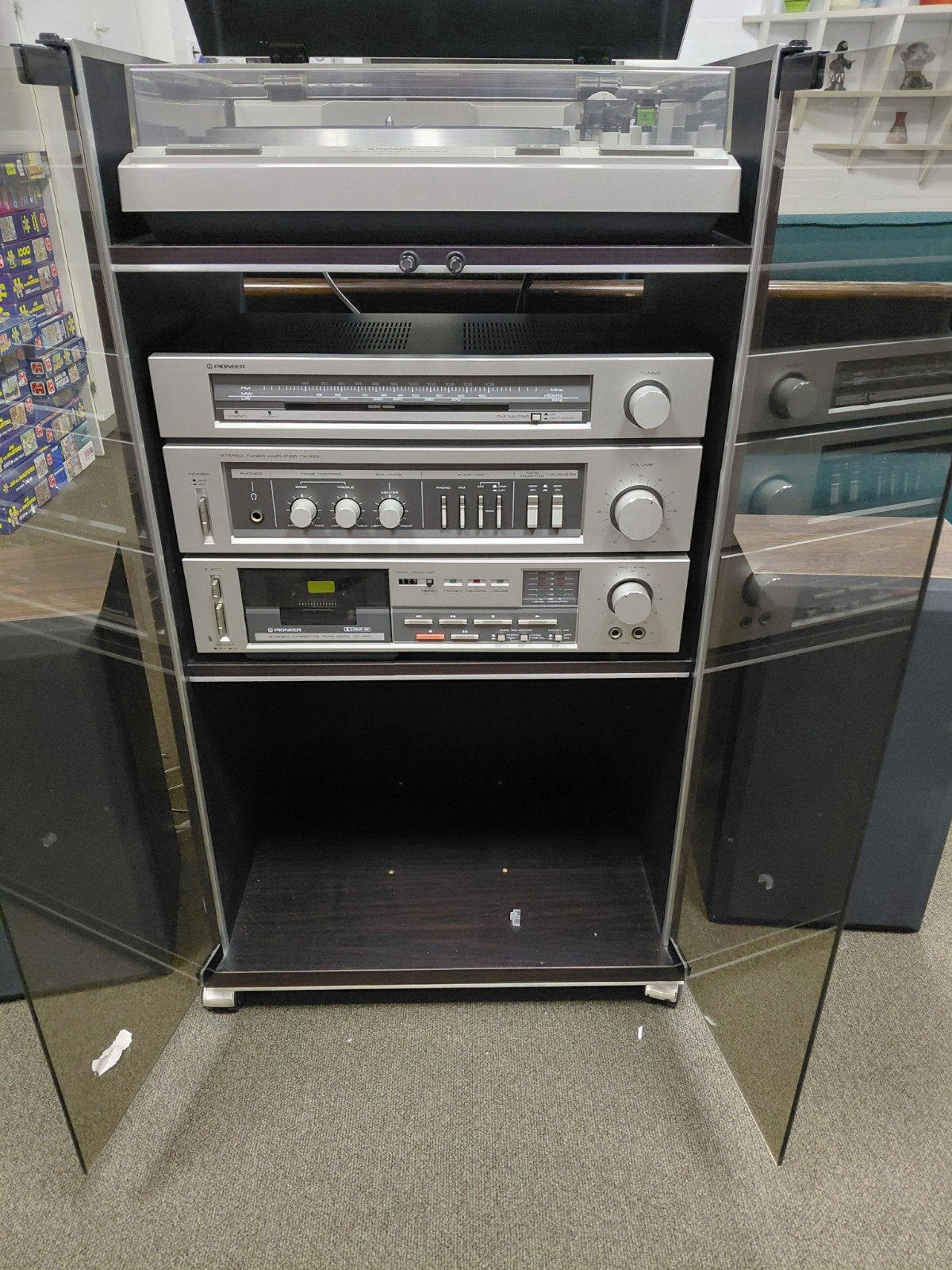 Vintage Pioneer Stereoset met Capella cp-2000 boxen, Ophalen, Cassettedeck, Pioneer