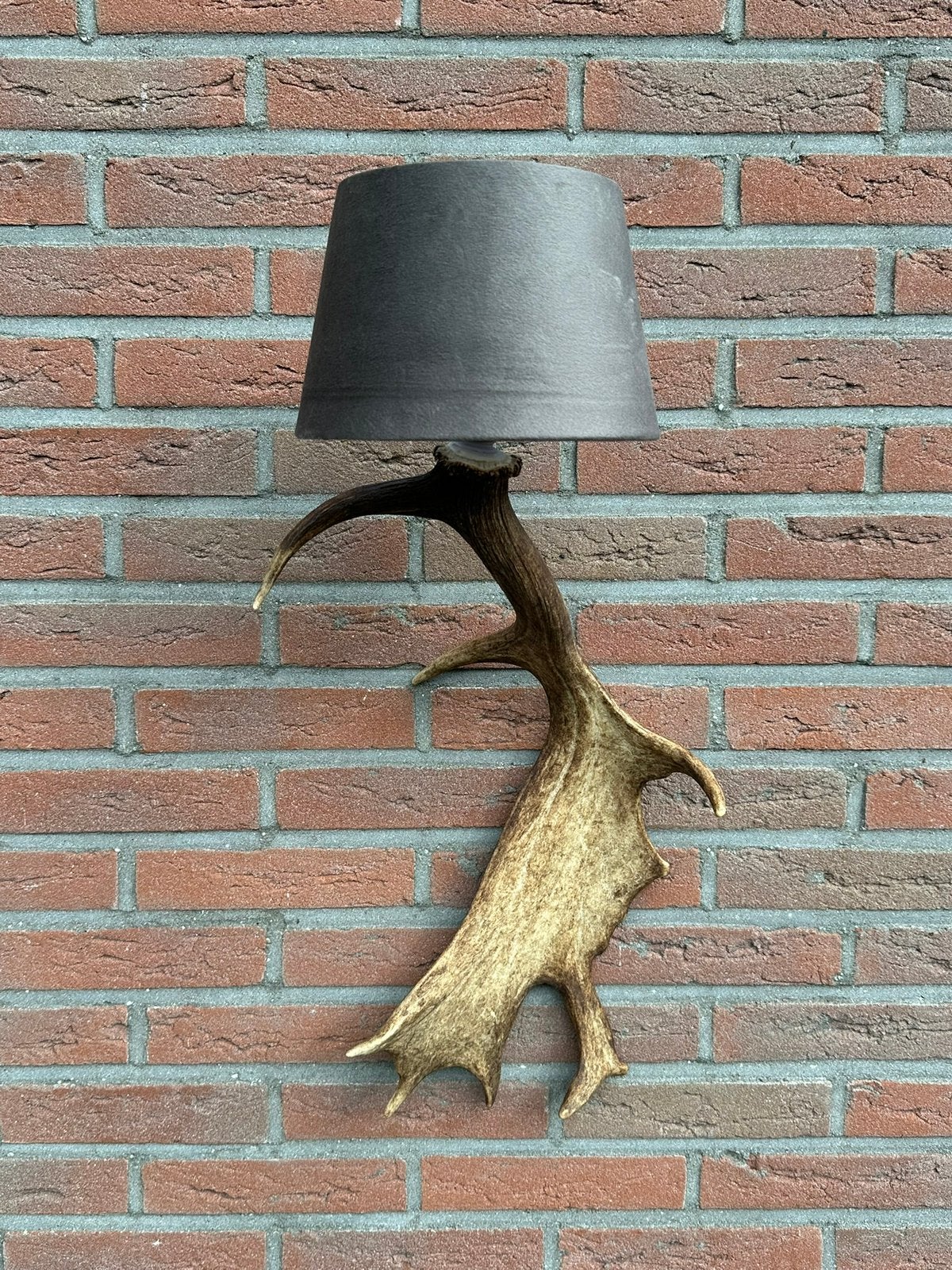 Geweien geweienlamp jacht Veluwe geweien edelhert wandlamp., Ophalen of Verzenden, Nieuw