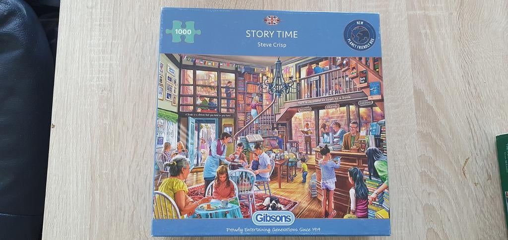 Gibsons puzzel Storytime, Ophalen of Verzenden, 500 t/m 1500 stukjes, Zo goed als nieuw