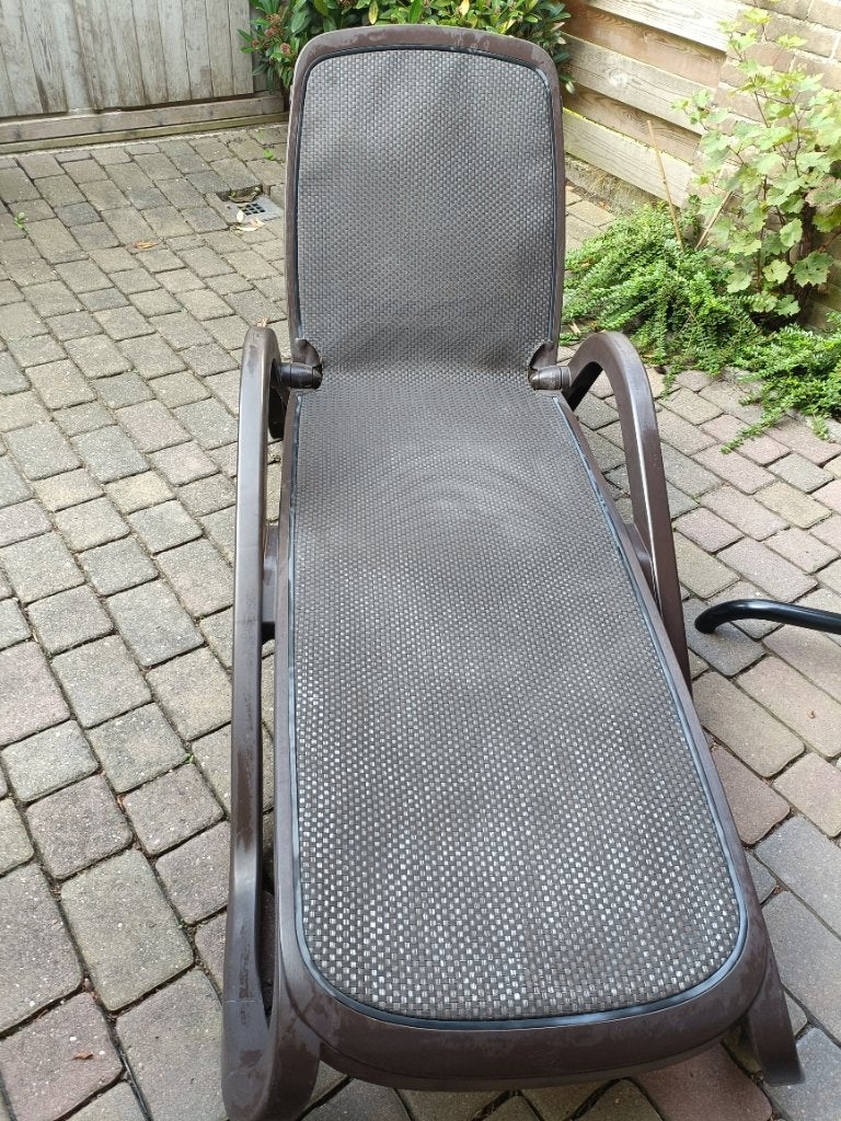 Ligbed verstelbaar, Tuin en Terras, Ophalen, Aluminium, Verstelbaar