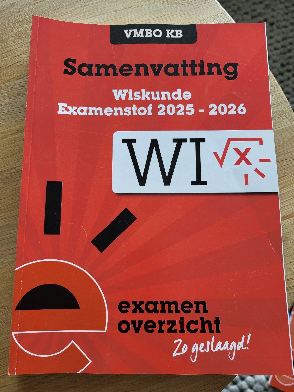 Examenoverzicht Wiskunde 2025-2026 samenvatting en oefenboek, Ophalen of Verzenden, Nieuw, Overige niveaus