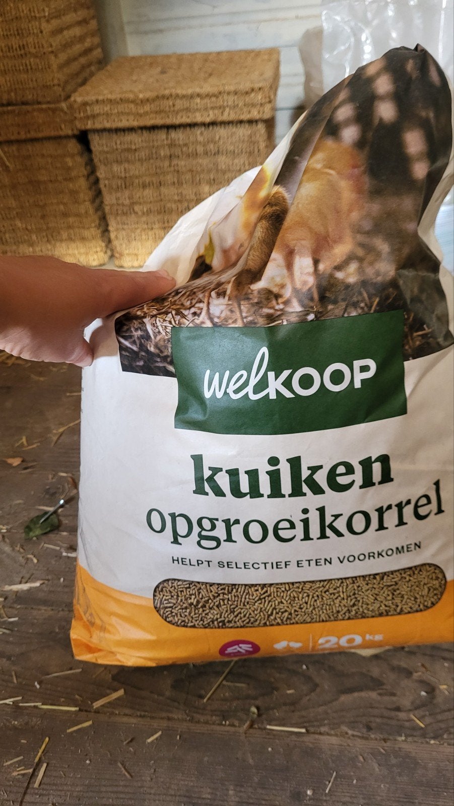 GRATIS OPHALEN | Kuiken opgroeikorrel 10 a 15 lite, Dieren en Toebehoren, Ophalen