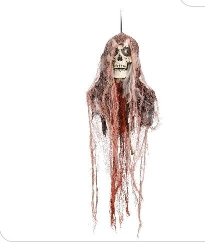 hangend skelet met bewegende ogen, Ophalen of Verzenden, Nieuw, Versiering, Halloween of Griezel