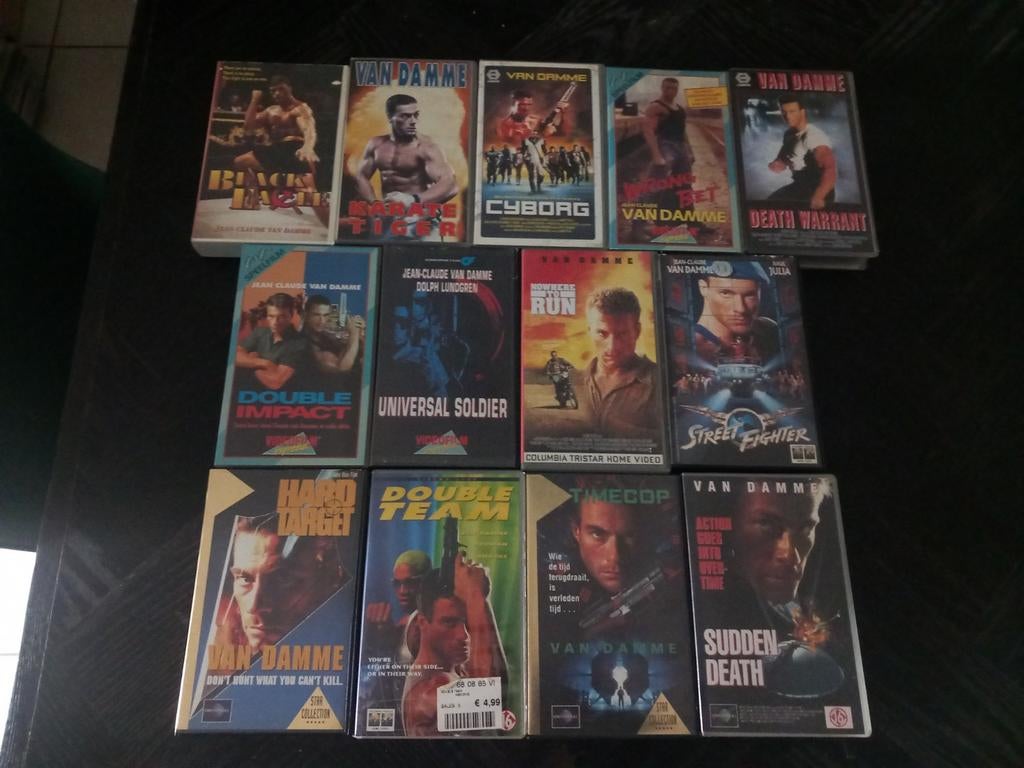 Grote collectie Jean-Claude Van Damme VHS-films, Cd's en Dvd's, VHS | Film, Vanaf 16 jaar, Ophalen of Verzenden, Gebruikt, Actie en Avontuur