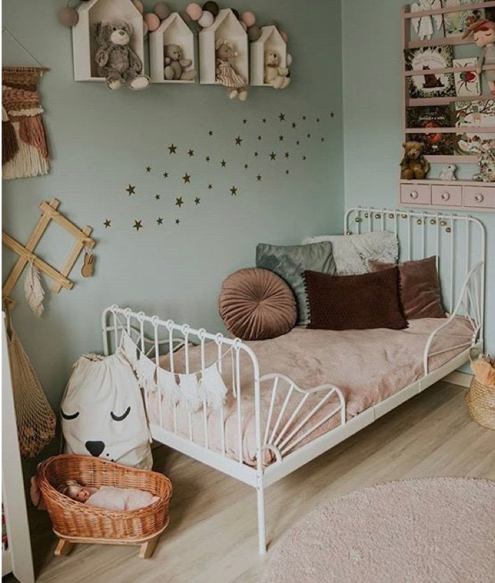 Meegroei bed ikea Minnen incl. matras, Ophalen, Zo goed als nieuw, Jongetje of Meisje