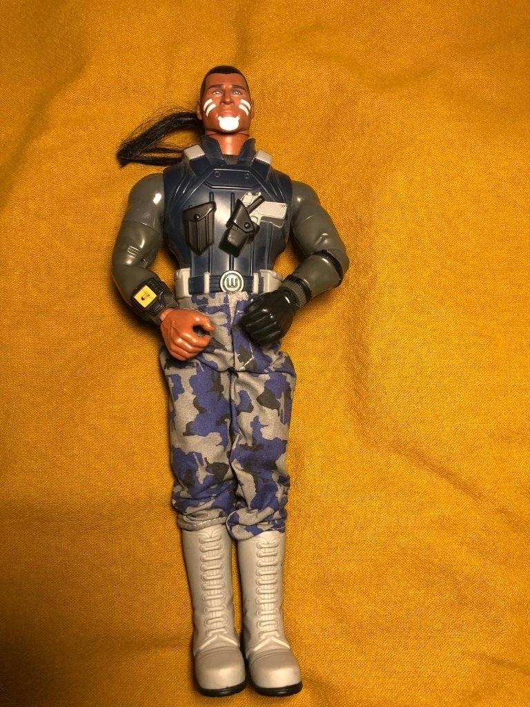 Action man pop Redwolf Indiaan, Verzenden, Gebruikt, Pop