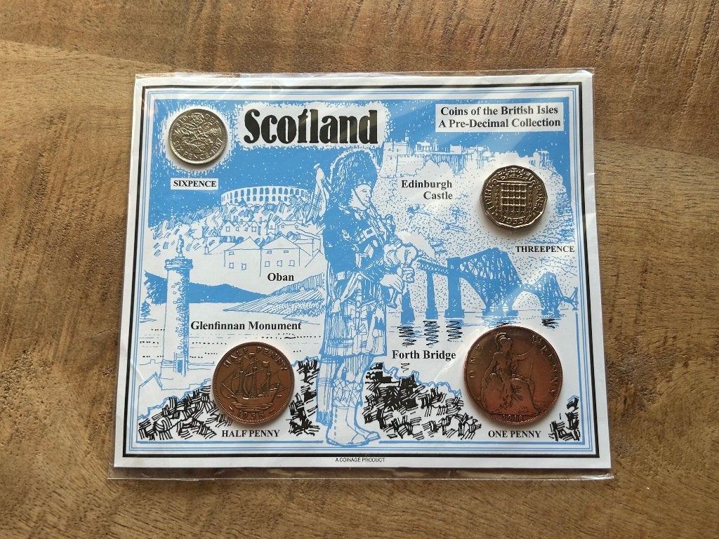 Schotland penny set, Ophalen of Verzenden, Noord-Amerika