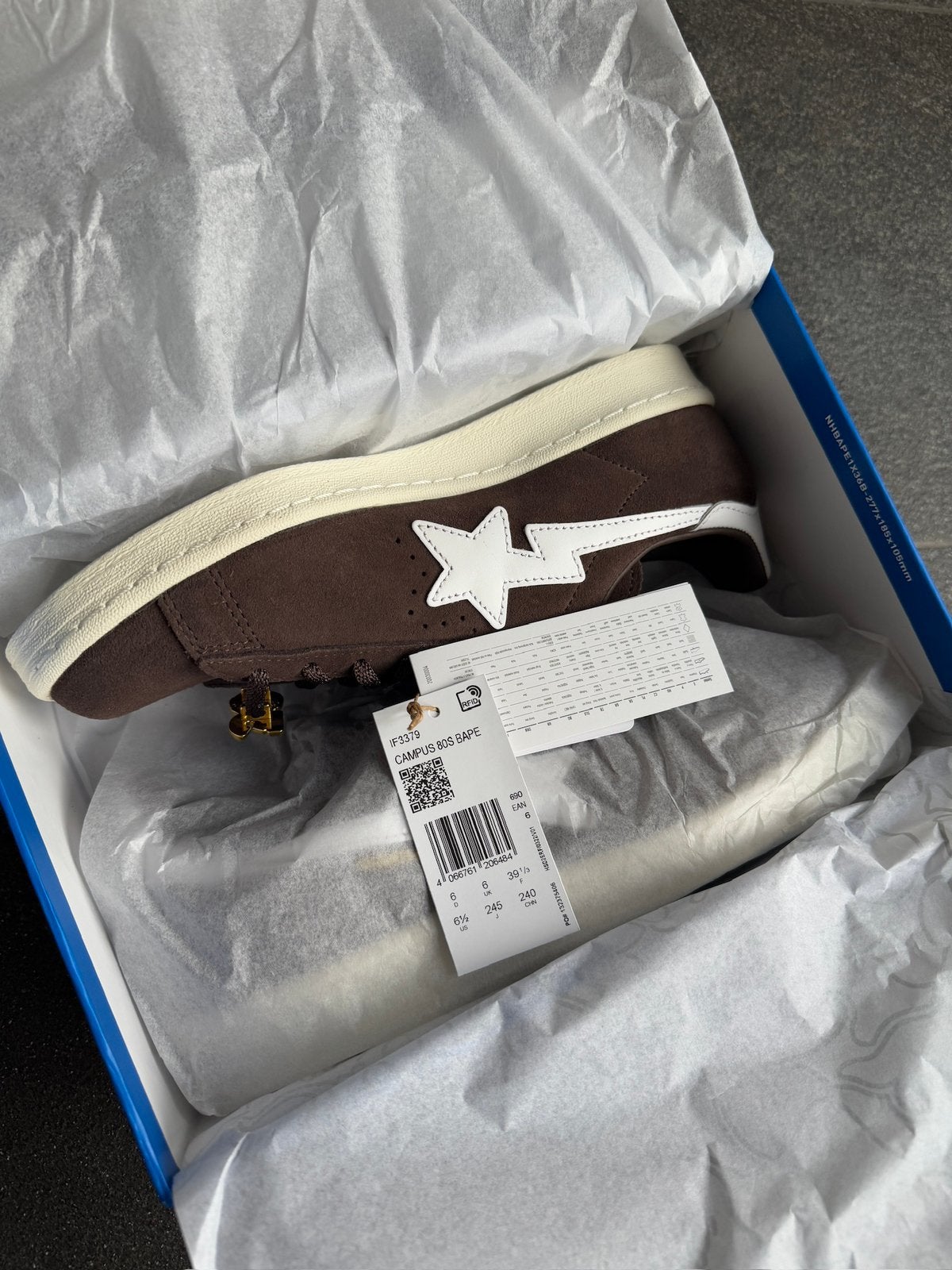Adidas x Bape Campus 80s sneakers, Kleding | Dames, Bruin, Adidas, Nieuw, Ophalen of Verzenden