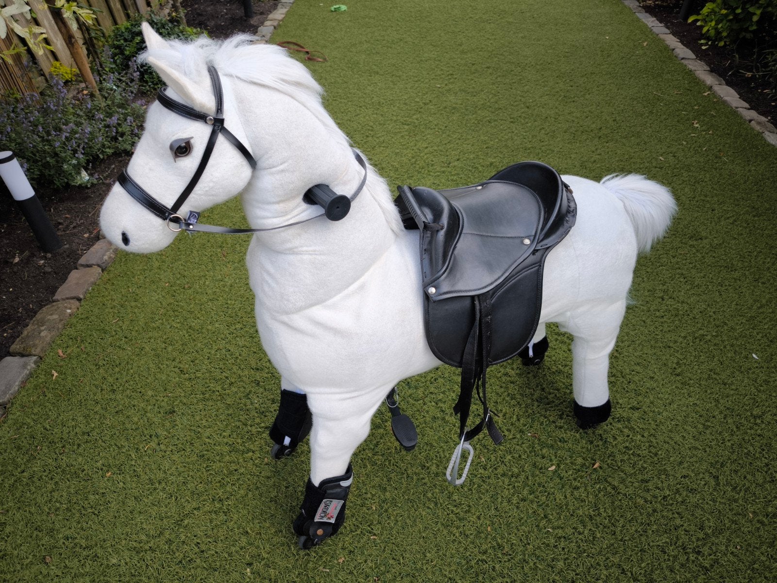 Animal Riding paard Wit - Zo goed als nieuw, Ophalen, Gebruikt