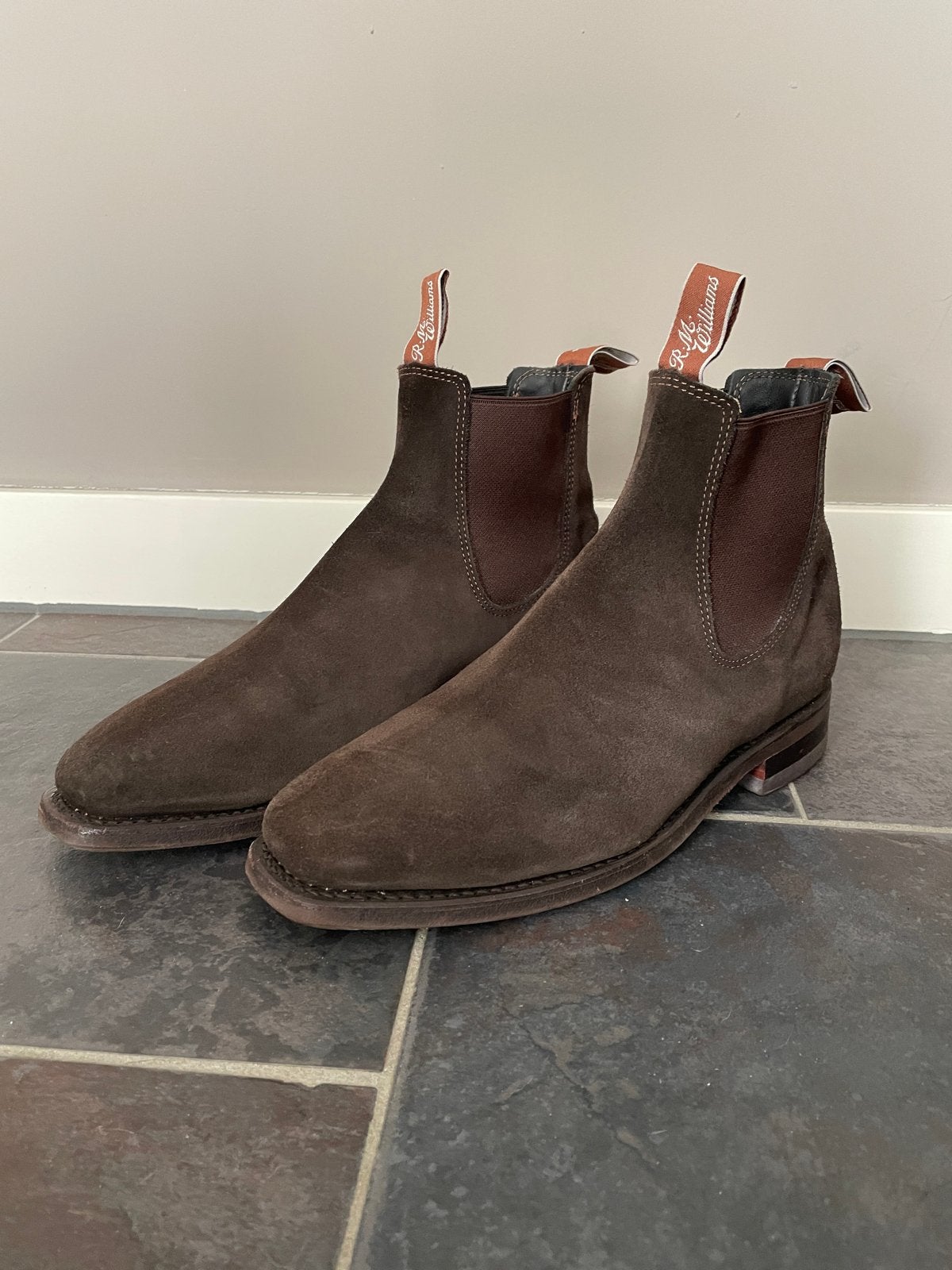 R.M. Williams Comfort Craftsman Boots - Maat 42 (8G), Bruin, Boots, Ophalen of Verzenden, Zo goed als nieuw