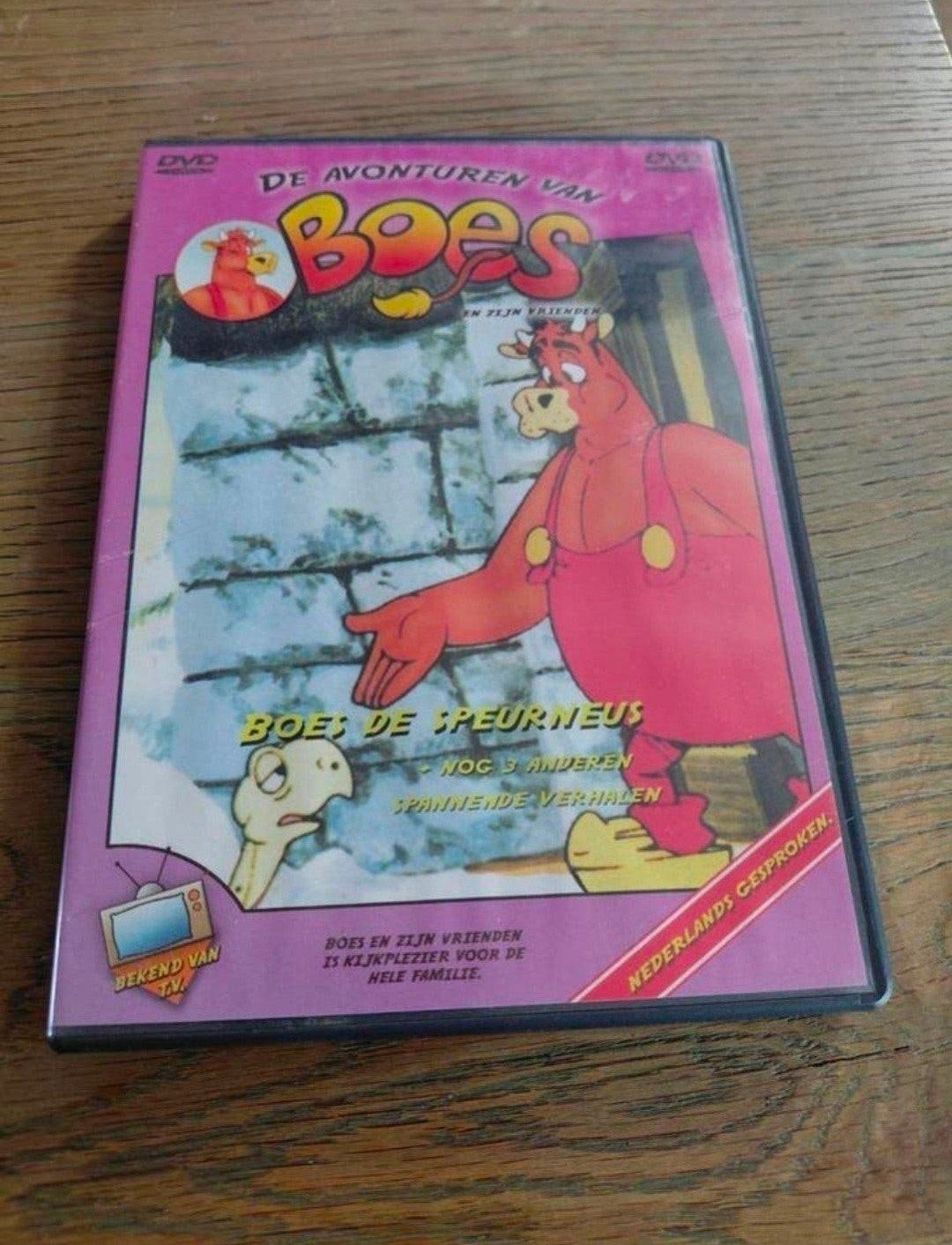 De avonturen van Boes dvd. Kindernet. Boes de speurneus., Europees, Gebruikt, Tekenfilm, Alle leeftijden