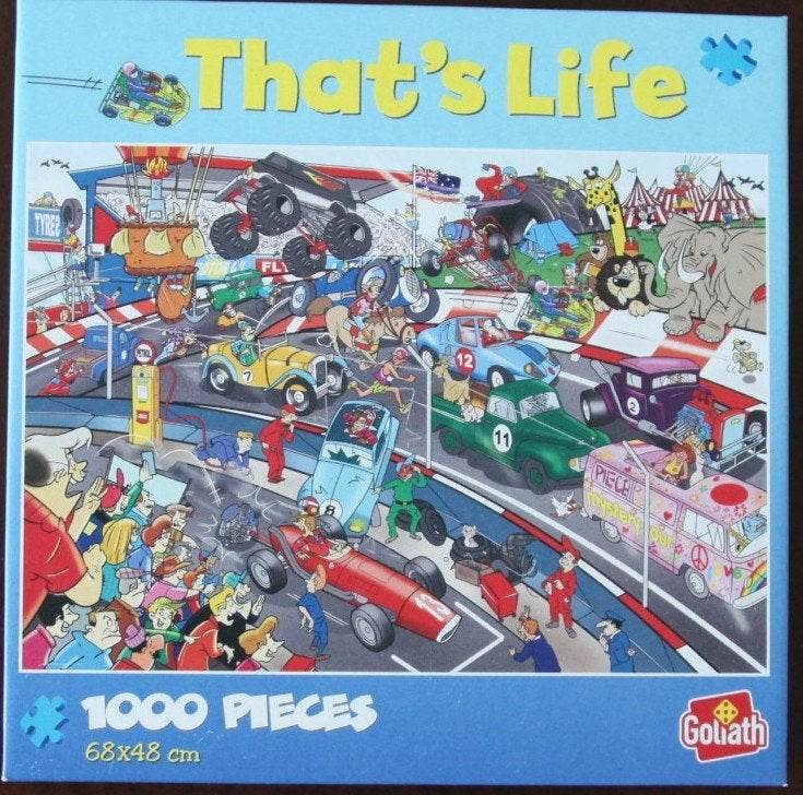 Legpuzzel That's life, Ophalen, 500 t/m 1500 stukjes, Zo goed als nieuw, Legpuzzel