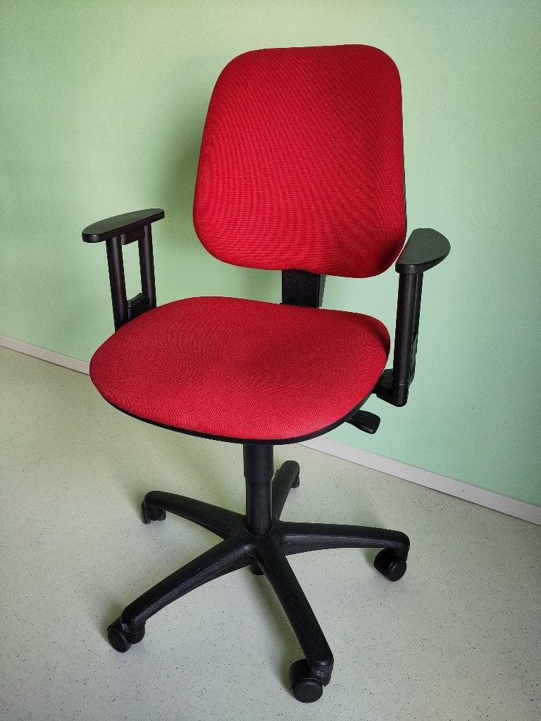 Bureaustoel, Ophalen, Gebruikt, Bureaustoel, Rood