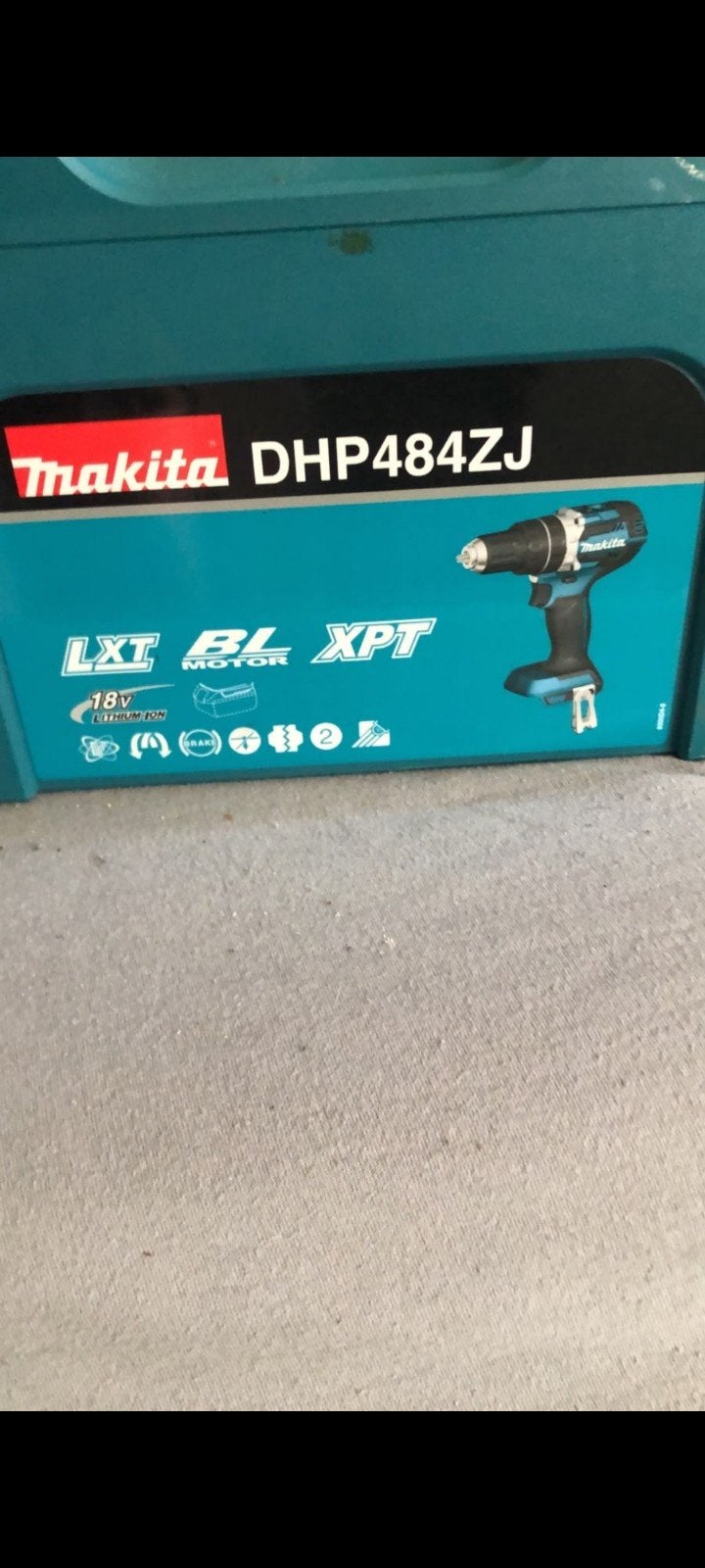 Makita DHP484ZJ Accu Klopboormachine 18V LXT BL XPT, Ophalen, 600 watt of meer, Klopboormechanisme, Zo goed als nieuw