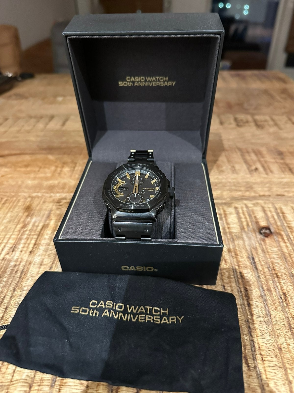 Casio G-Shock 50th anniversary - GMC-B2100ZE-1A, Ophalen, Zo goed als nieuw, Kunststof, Casio