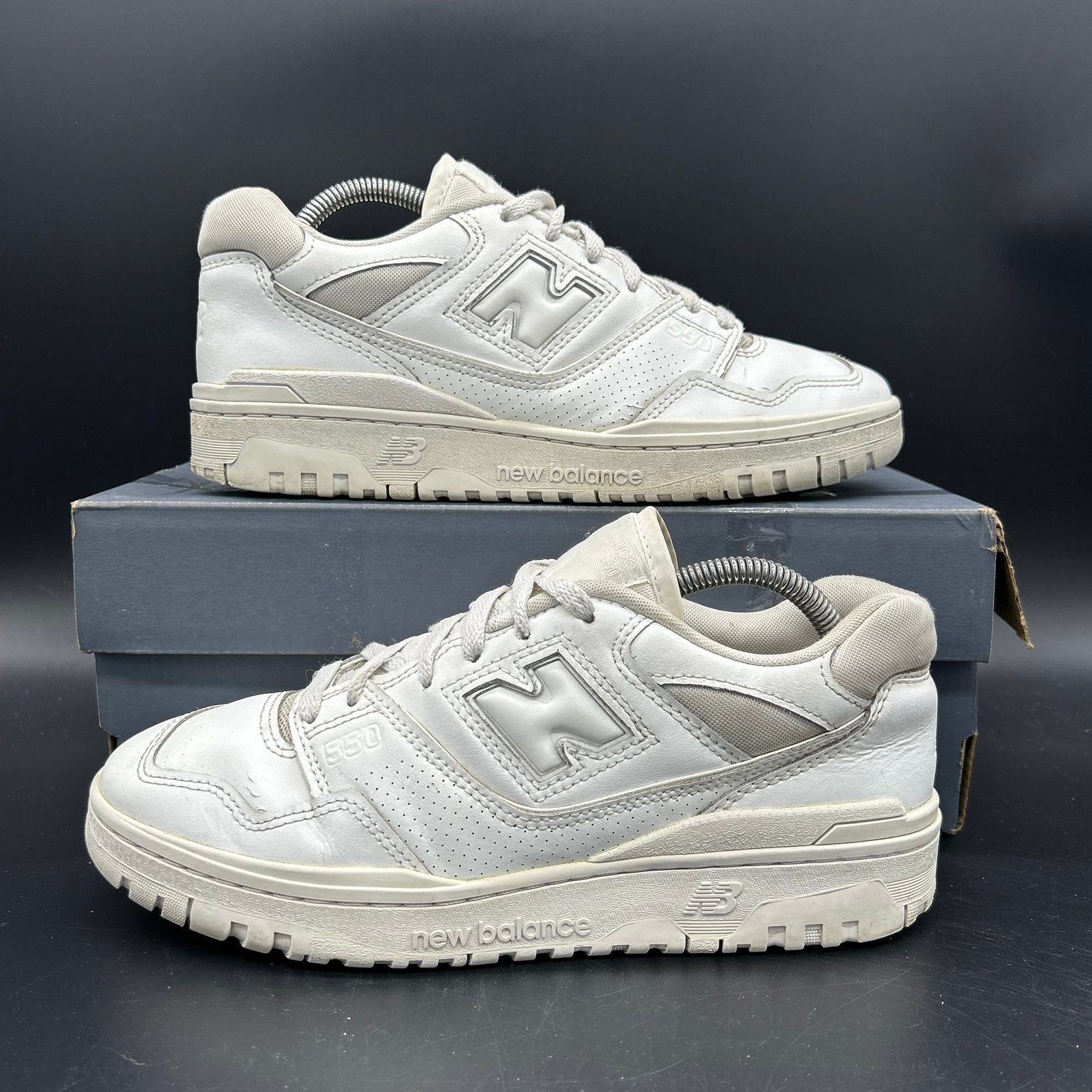 New balance 550 wit maat 42, Wit, Ophalen of Verzenden, Sneakers of Gympen, Zo goed als nieuw