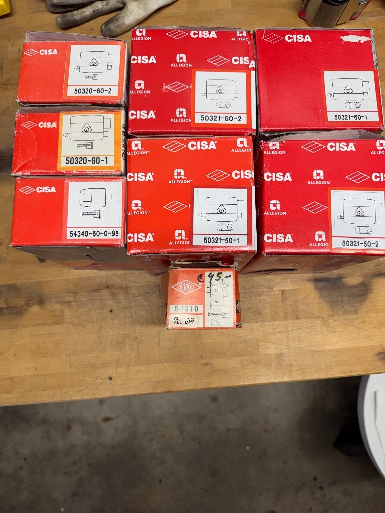 Cisa opleg sloten voordeur, Ophalen of Verzenden, Nieuw, Overige materialen, Slot