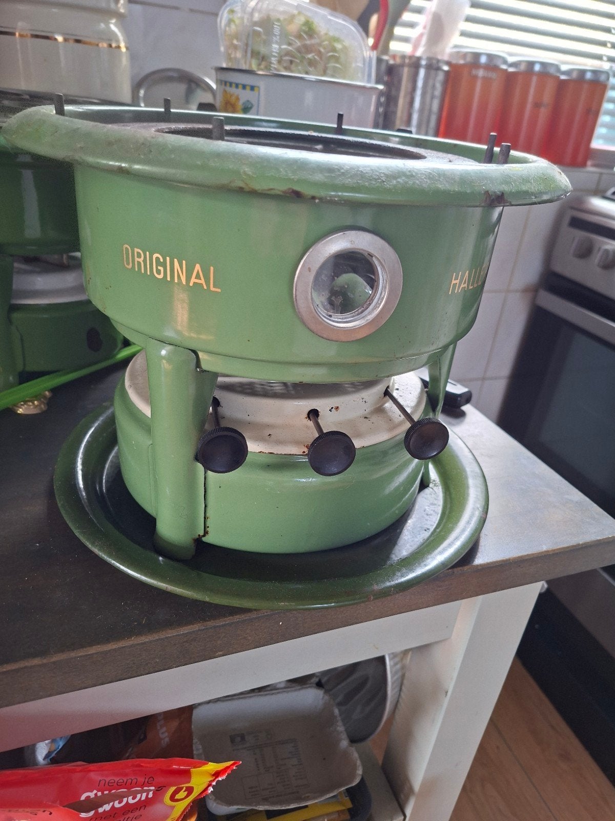 te koop 3 pits petroleum stel, Ophalen