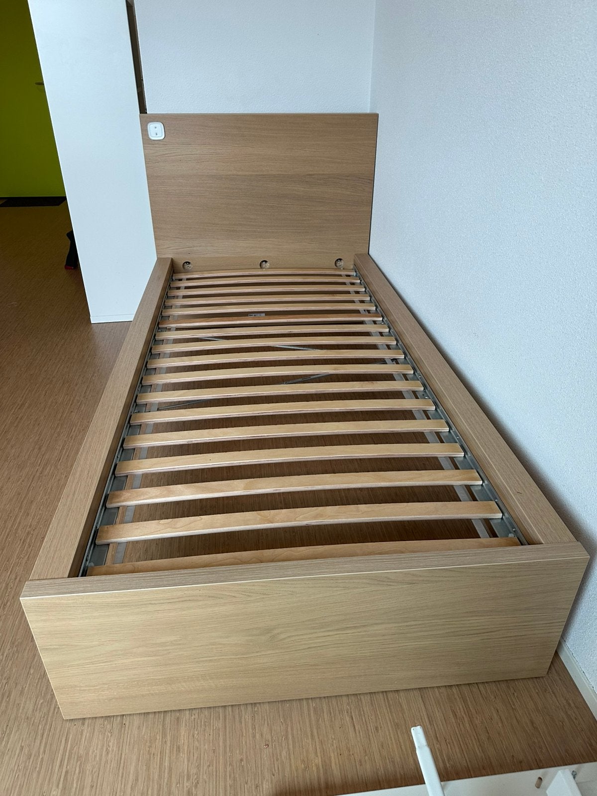 IKEA Bedframe (90x200cm), Ophalen, 90 cm, Eenpersoons, Wit