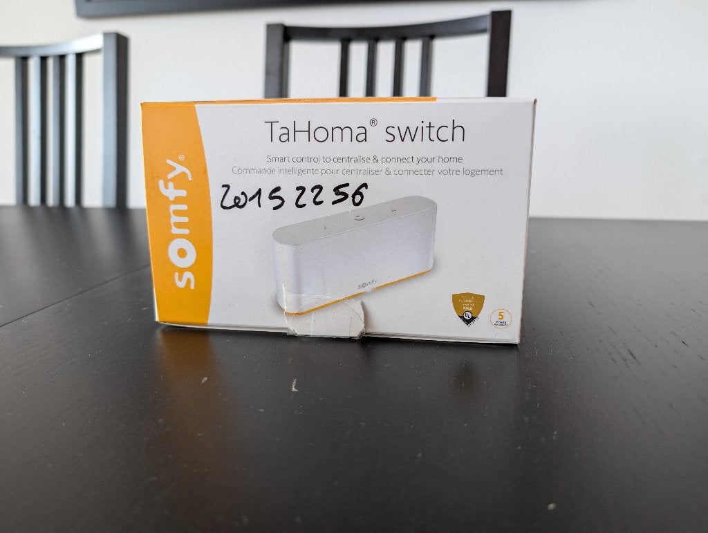 Somfy Tahoma switch, Minder dan 100 cm, Wit, Ophalen of Verzenden, Zo goed als nieuw