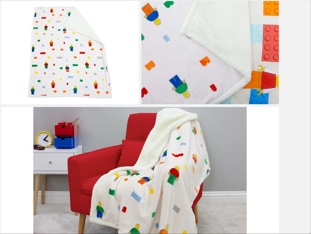 Lego Fleece Deken - Nieuw in Verpakking - 120x150cm, Overige kleuren, Jongetje of Meisje, Nieuw, Ophalen of Verzenden