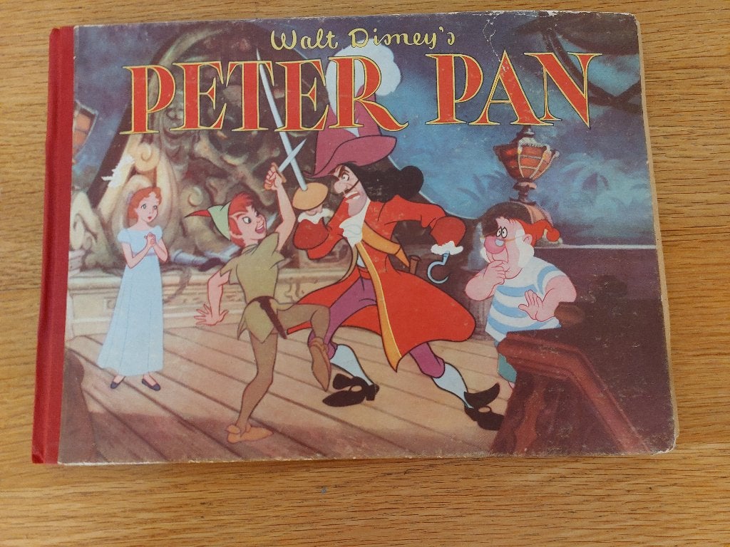 Disney Peter Pan plaatjesalbum,gebruikt, laatste 4 ontbreken, Verzamelen, Ophalen of Verzenden, Peter Pan of Pinokkio, Gebruikt